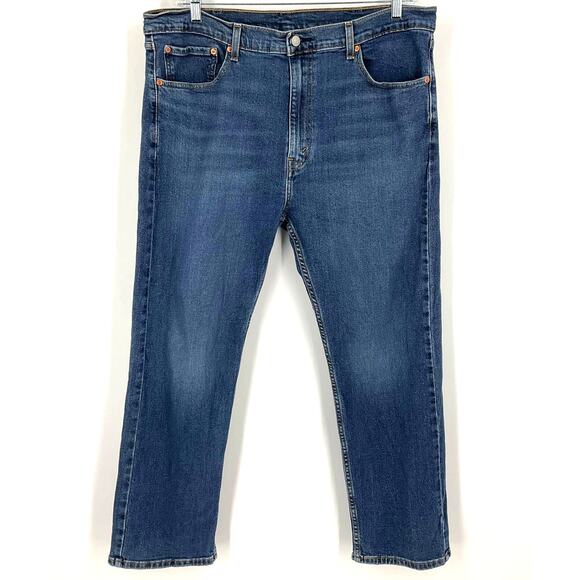 Levis 505 Regular Fit Jeans Blue Men's 40x30 - Picture 1 of 7